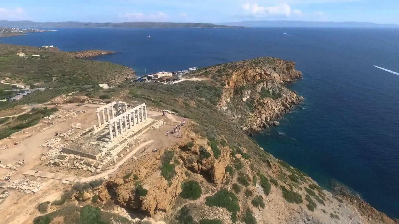 Sandra'S Sea View At Sounio スーニオ エクステリア 写真